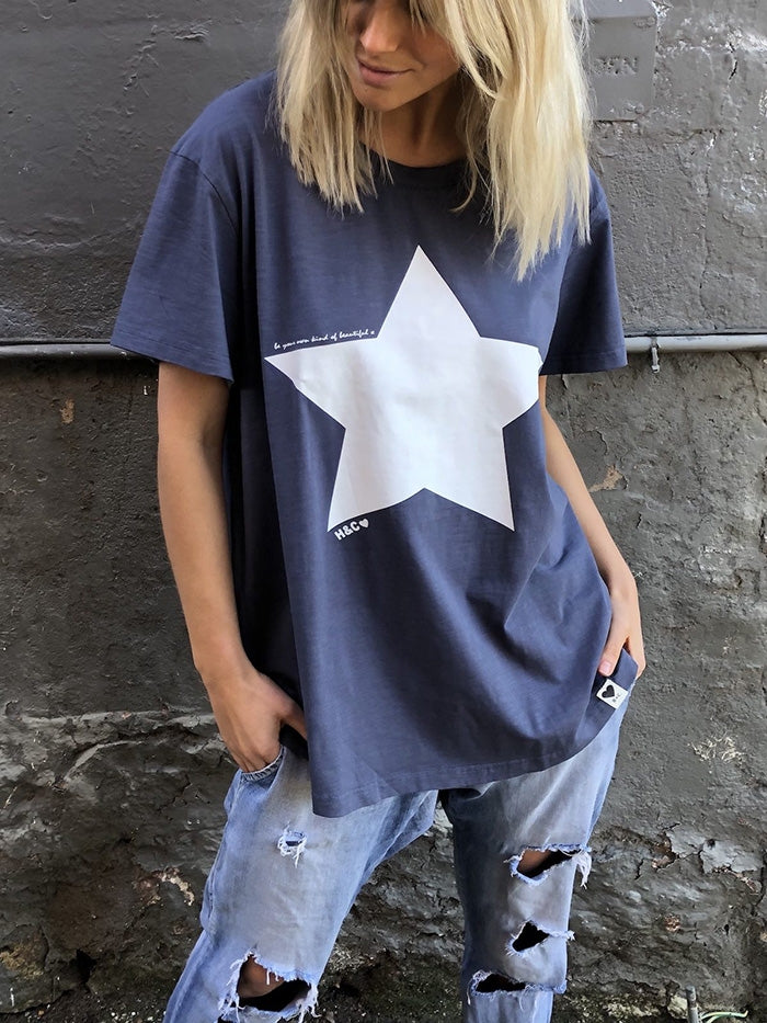 Vintage Tee - Navy