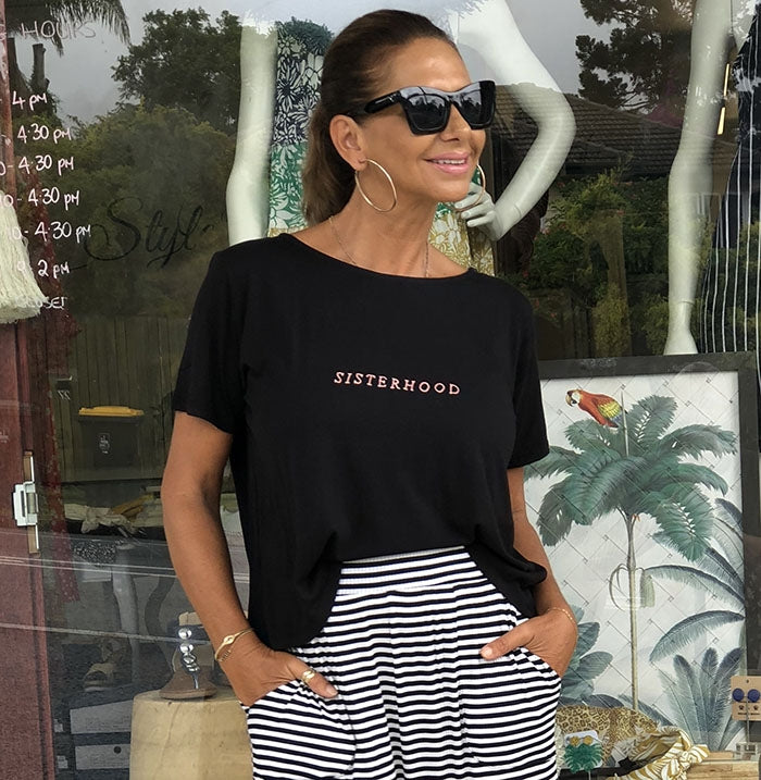 Sisterhood Tee - Black